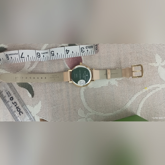 Authentic Kate Spade Gold-Tone And Vachetta Leather Monterey Watch - Picture 7 of 15